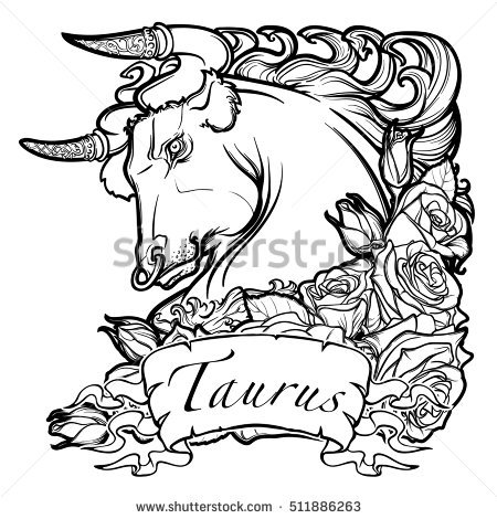 Taurus coloring #10, Download drawings