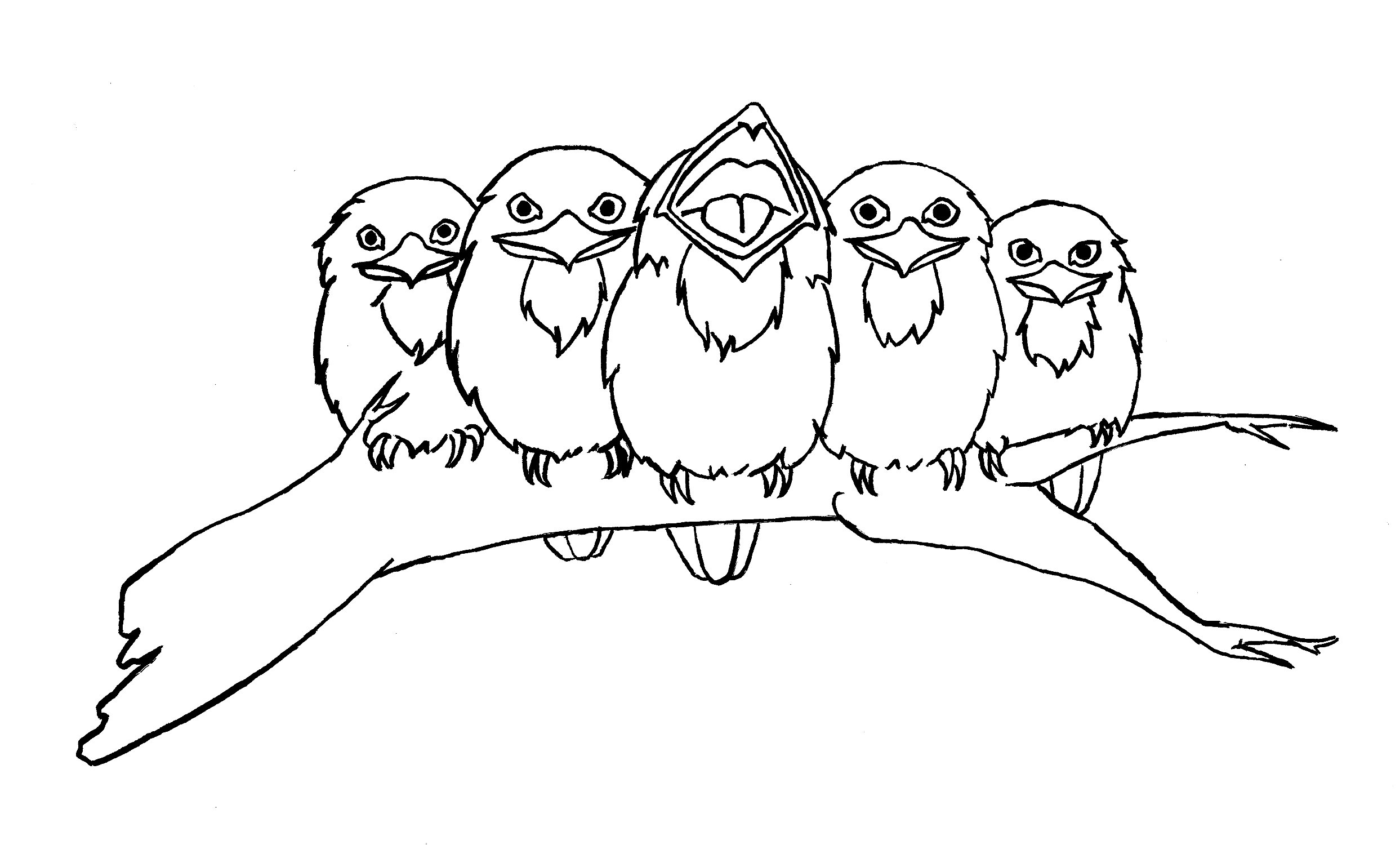 Tawny Frogmouth coloring #7, Download drawings