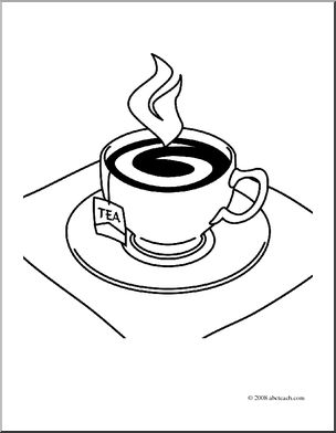 Tea coloring #2, Download drawings