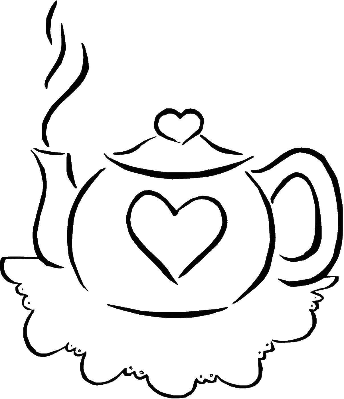 Tea coloring #16, Download drawings