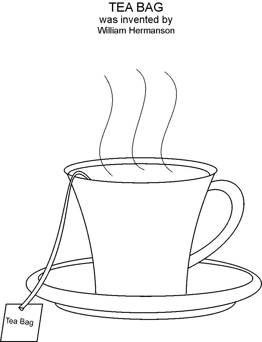 Tea coloring #3, Download drawings
