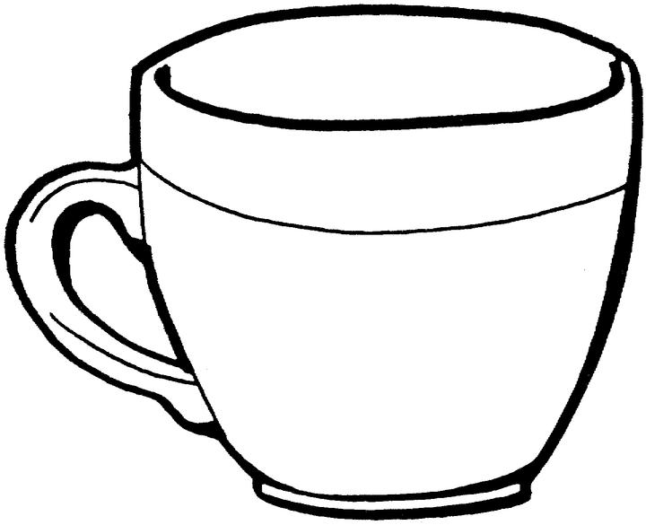 Tea Cup coloring #7, Download drawings