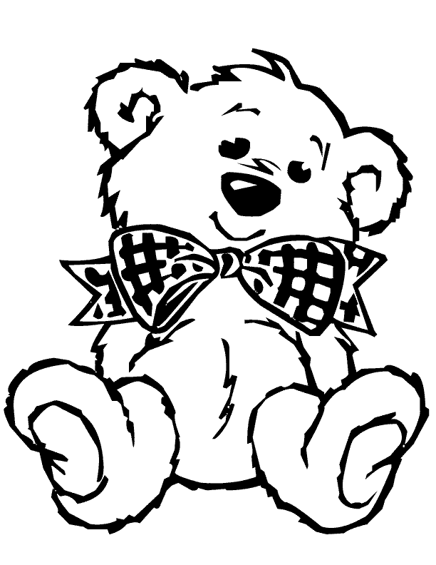 Teddy Bear coloring #9, Download drawings