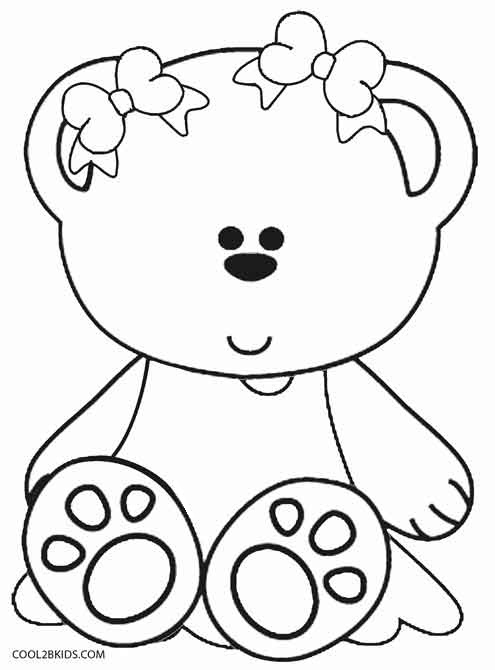 Teddy Bear coloring #12, Download drawings