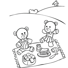 Teddy Bear coloring #11, Download drawings