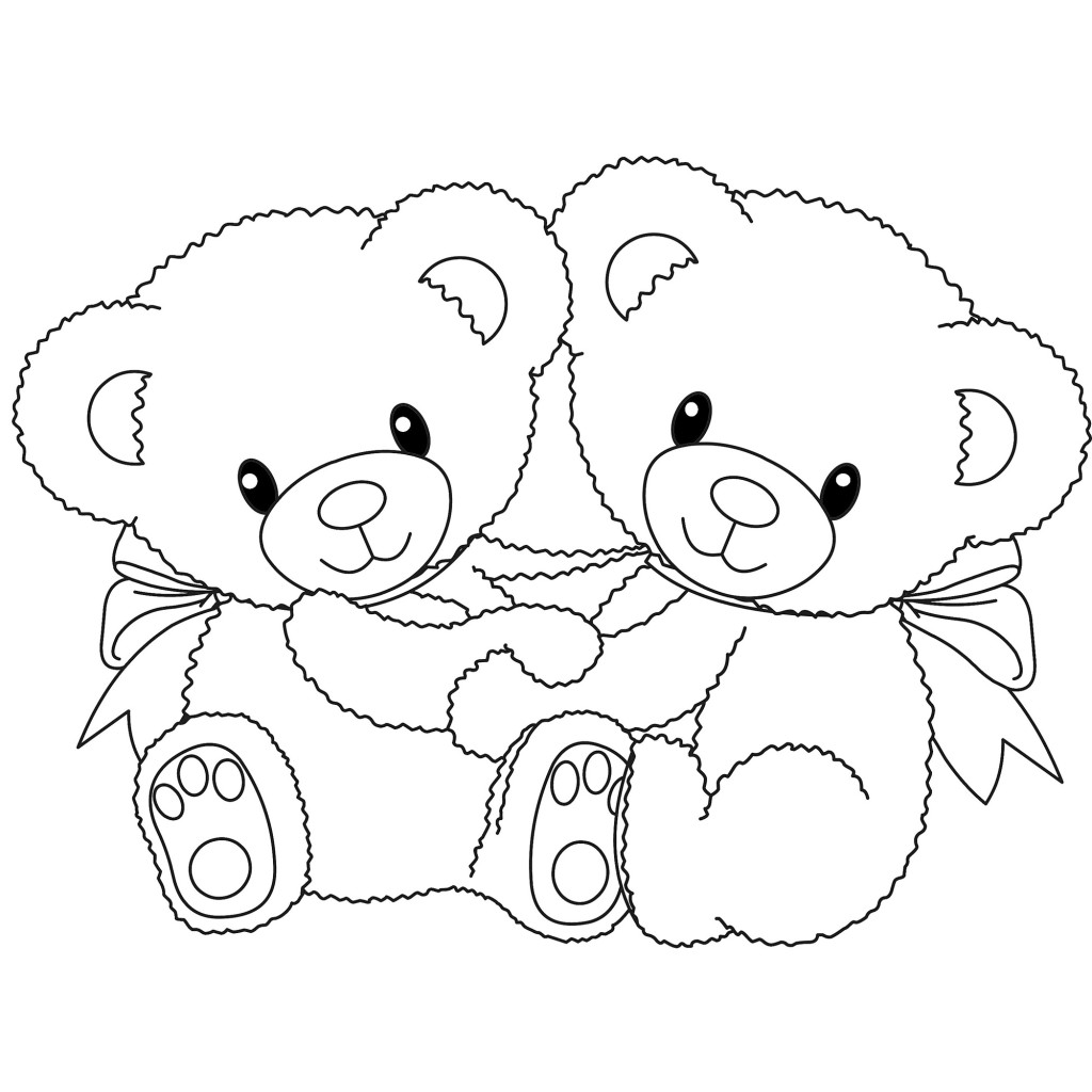 Teddy Bear coloring #19, Download drawings