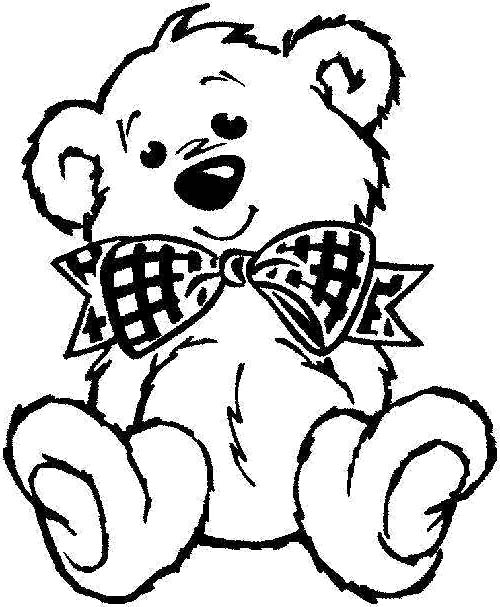 Teddy Bear coloring #8, Download drawings