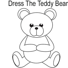 Teddy Bear coloring #2, Download drawings