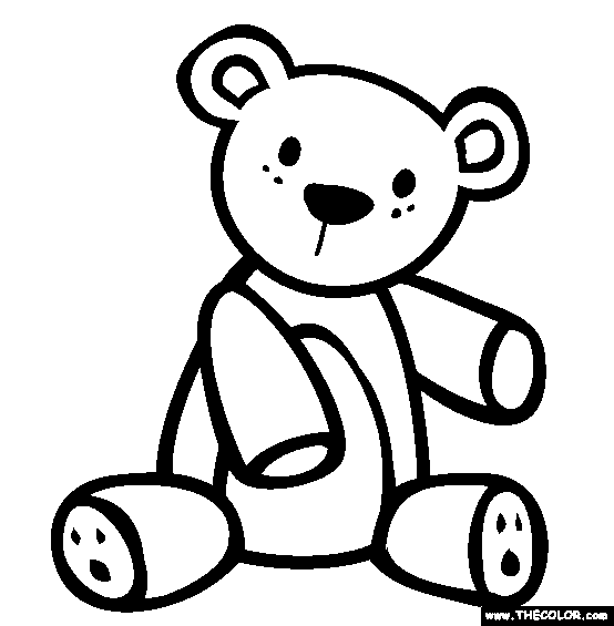 Teddy Bear coloring #16, Download drawings