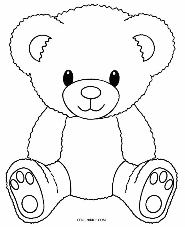 Teddy Bear coloring #15, Download drawings
