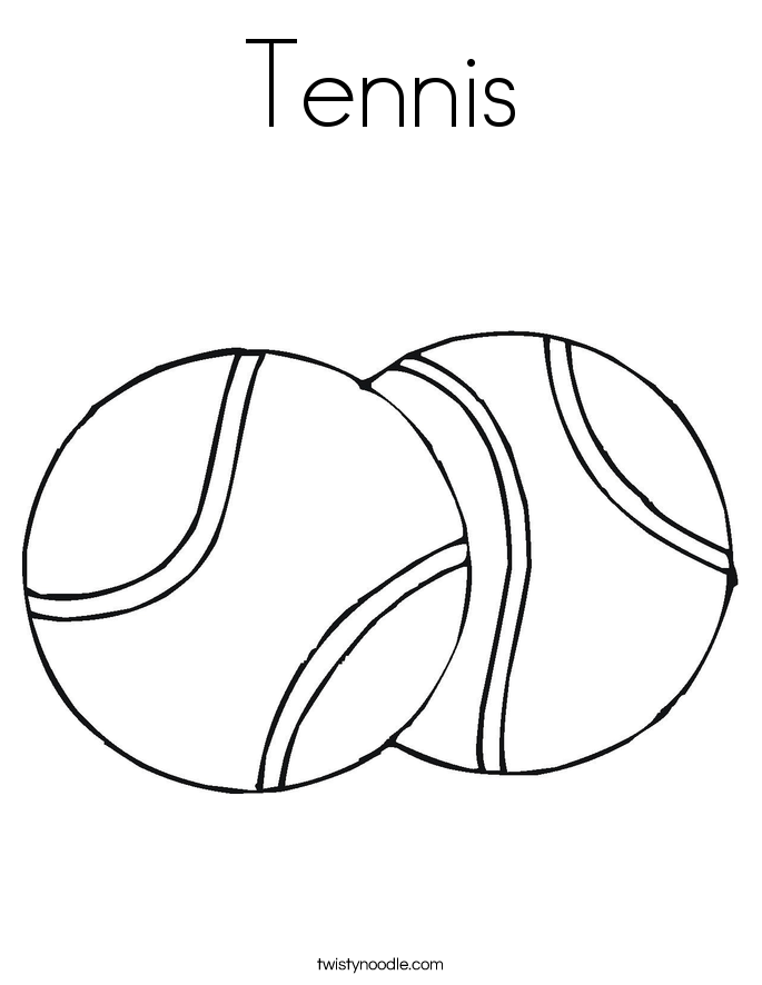 Tennis Ball coloring #20, Download drawings