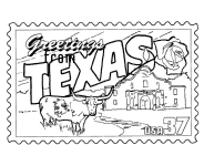 Texas coloring #20, Download drawings