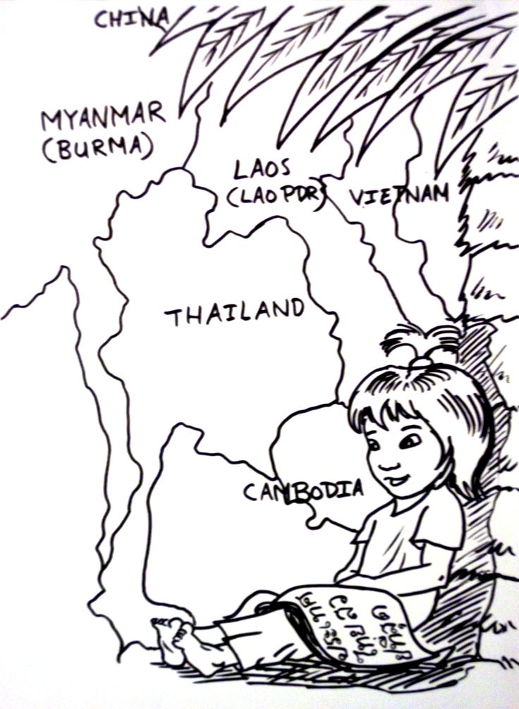 Thailand coloring #17, Download drawings