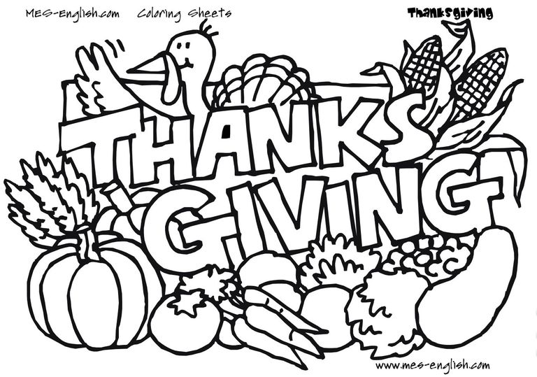 ThanksGiving coloring #9, Download drawings