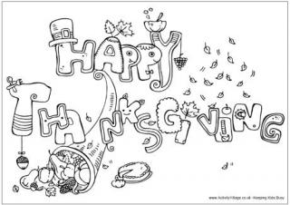 ThanksGiving coloring #20, Download drawings