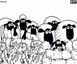 The Flock coloring #3, Download drawings