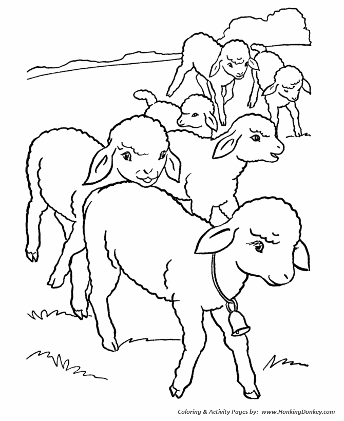 The Flock coloring #19, Download drawings