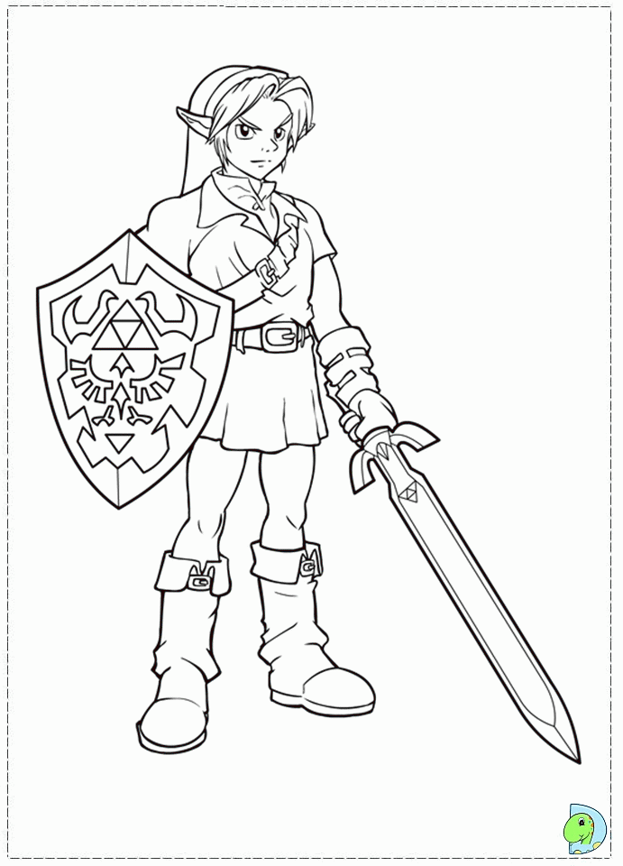 The Legend Of Zelda coloring #19, Download drawings