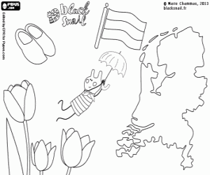 The Netherlands coloring #2, Download drawings