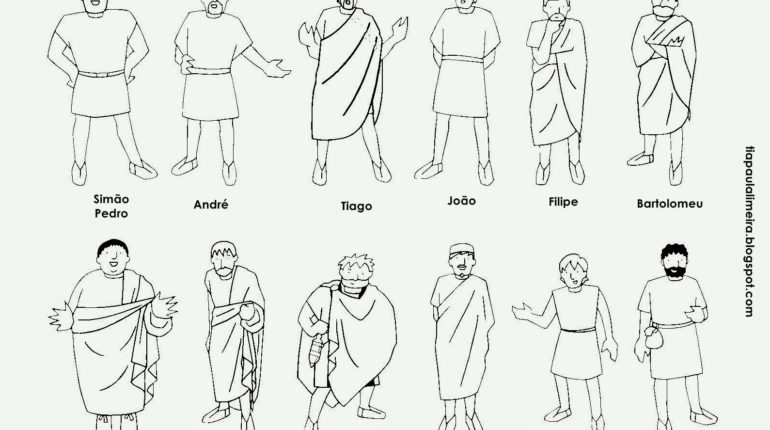 The Twelve Apostles coloring #1, Download drawings