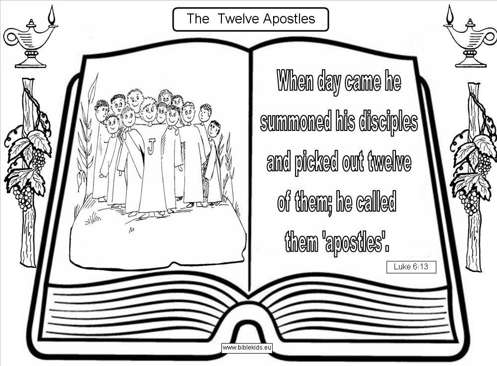 The Twelve Apostles coloring #4, Download drawings