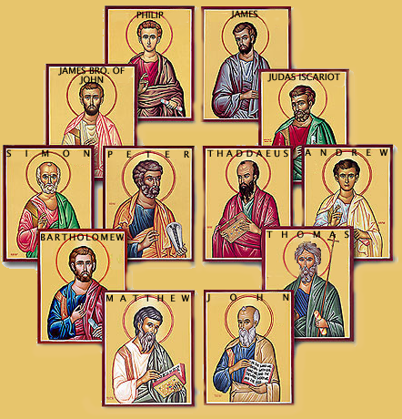 The Twelve Apostles coloring #3, Download drawings