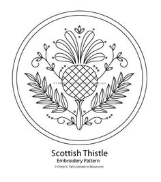 Thistle coloring #9, Download drawings