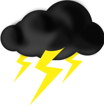 Thunder clipart #2, Download drawings
