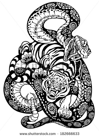 Tiger Snake clipart #15, Download drawings