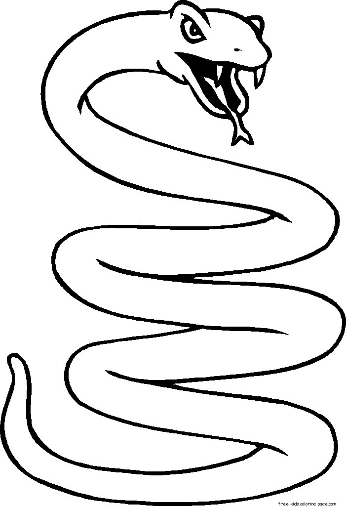 Tiger Snake coloring #16, Download drawings