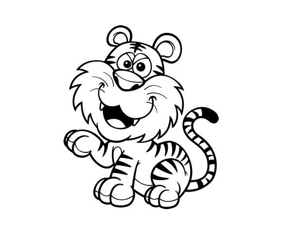 Tigre Bengala coloring #8, Download drawings