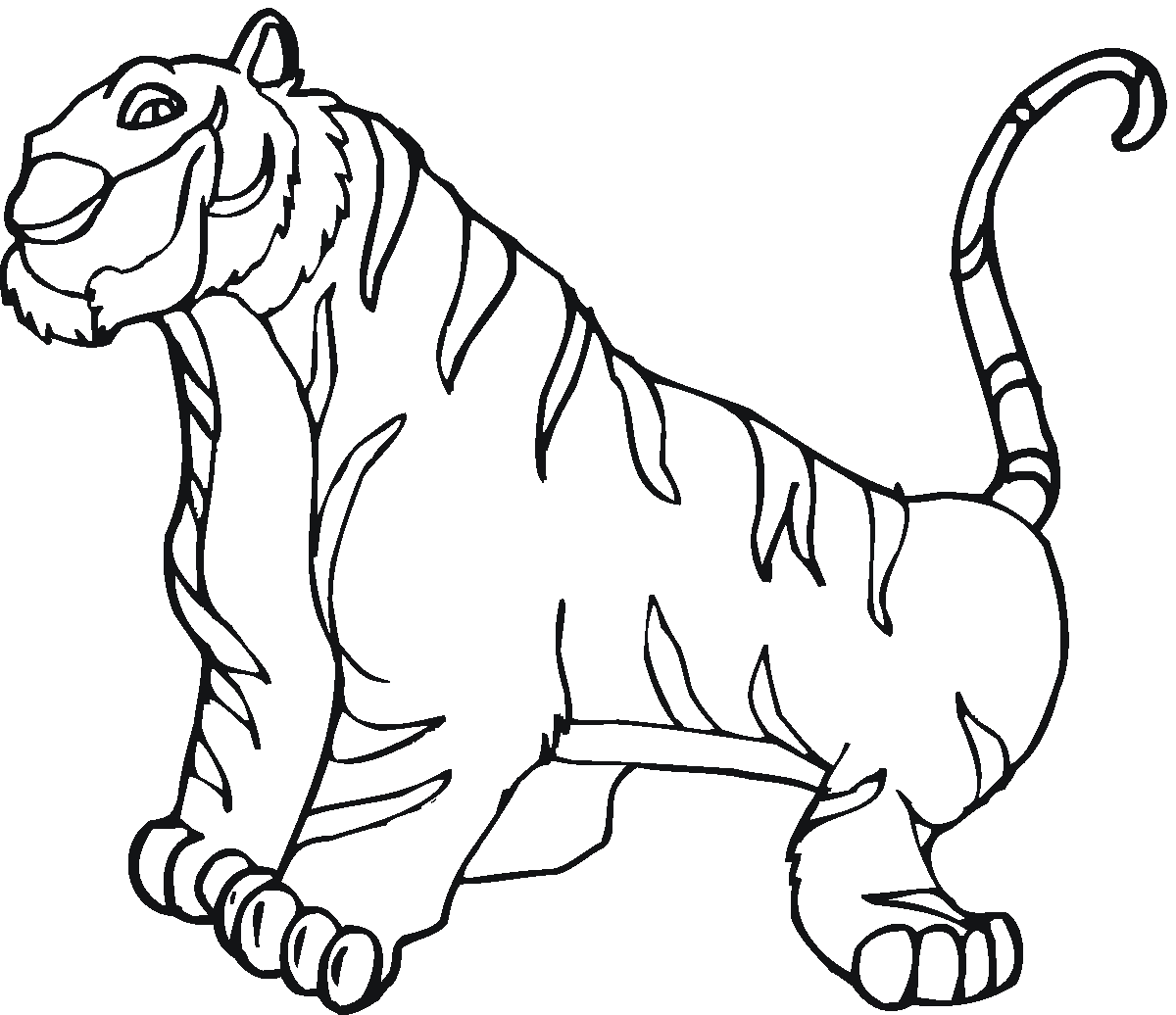 Tigres coloring #18, Download drawings