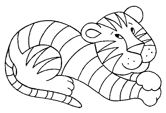 Tigres coloring #16, Download drawings