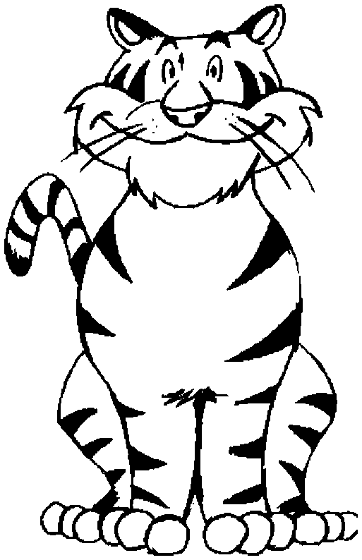 Tigres coloring #11, Download drawings