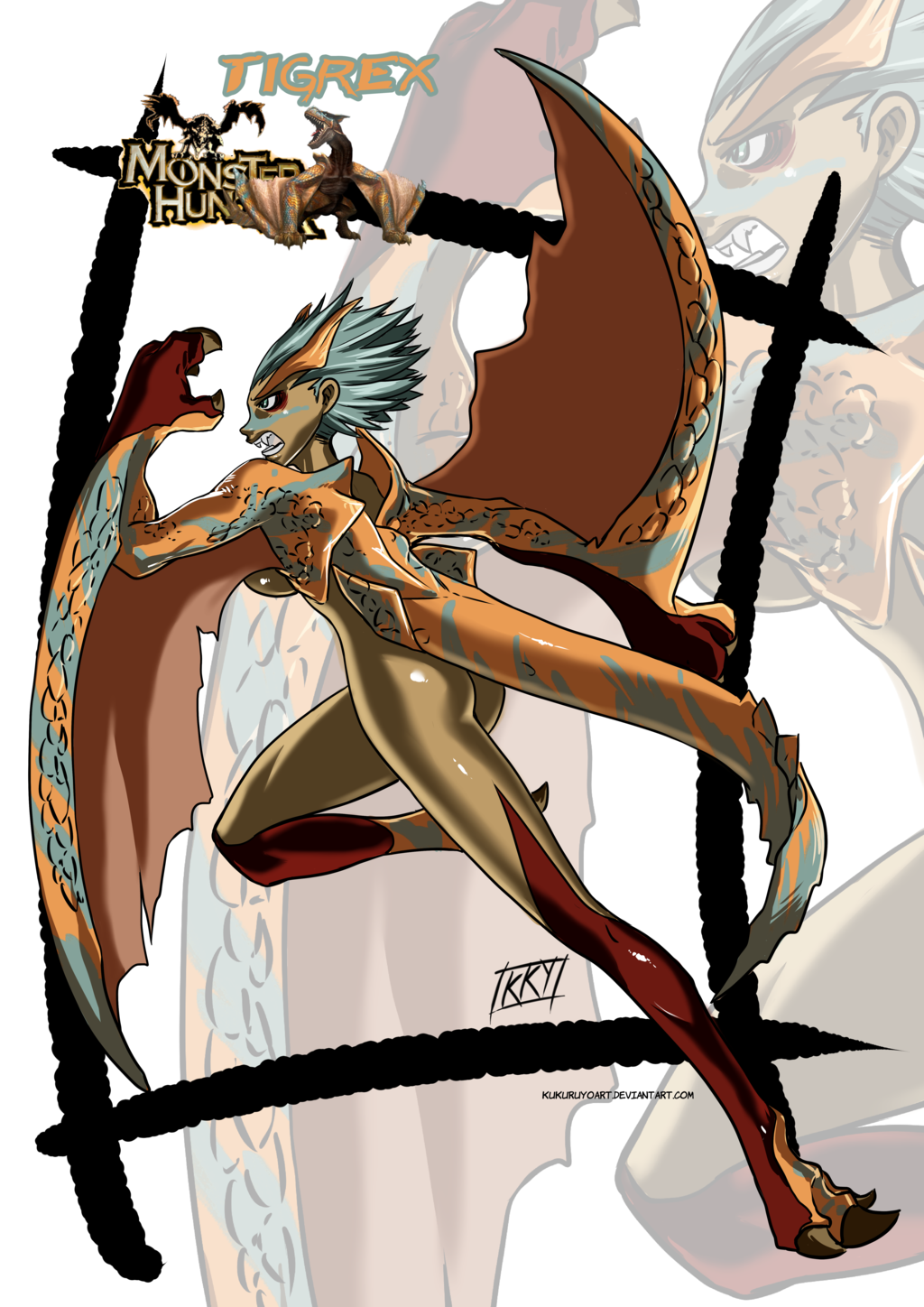 Tigrex clipart #6, Download drawings