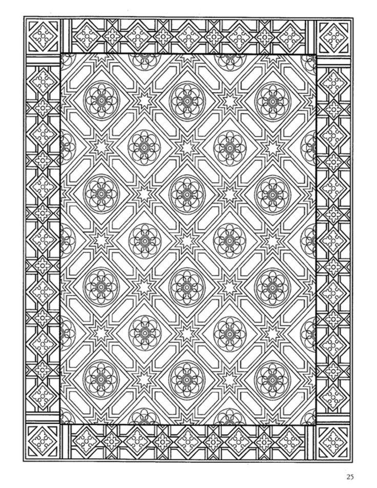 Tiles coloring #11, Download drawings
