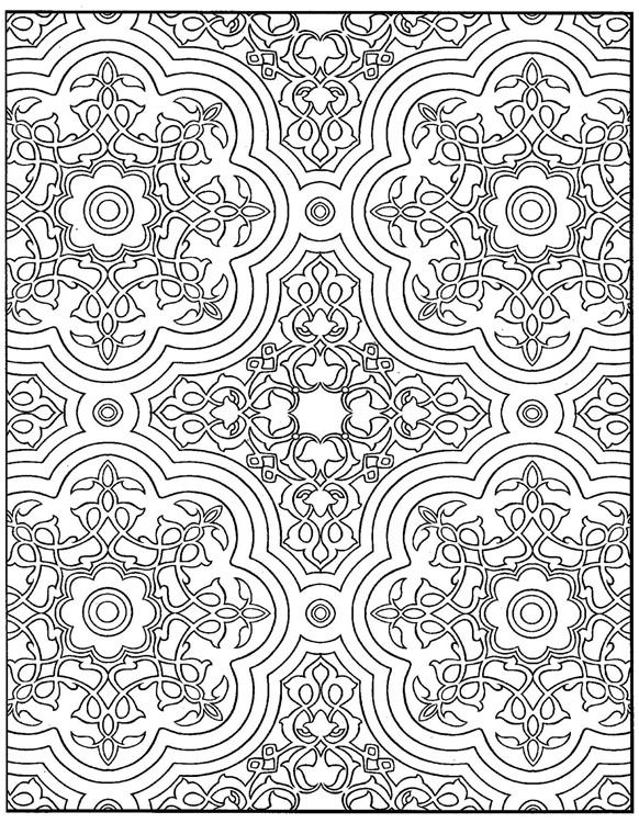 Tiles coloring #5, Download drawings