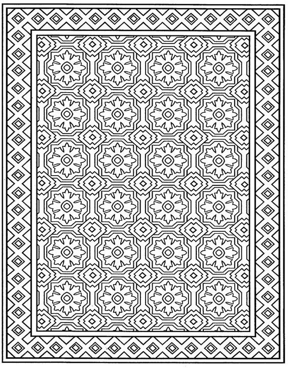 Tiles coloring #13, Download drawings