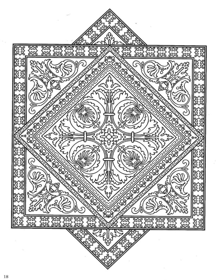 Tiles coloring #9, Download drawings