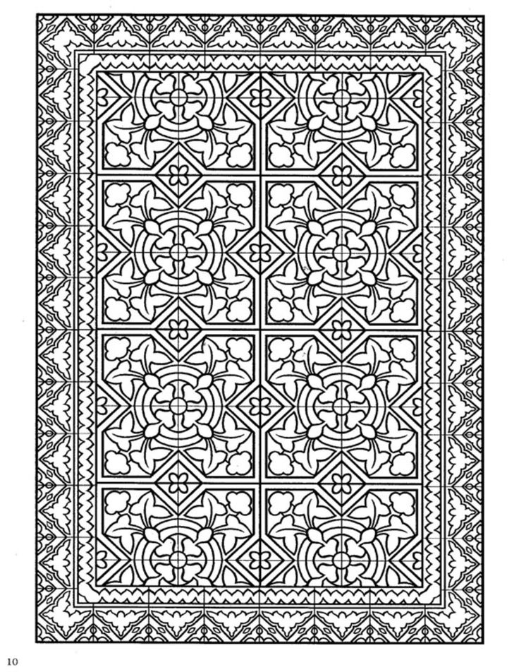 Tiles coloring #15, Download drawings