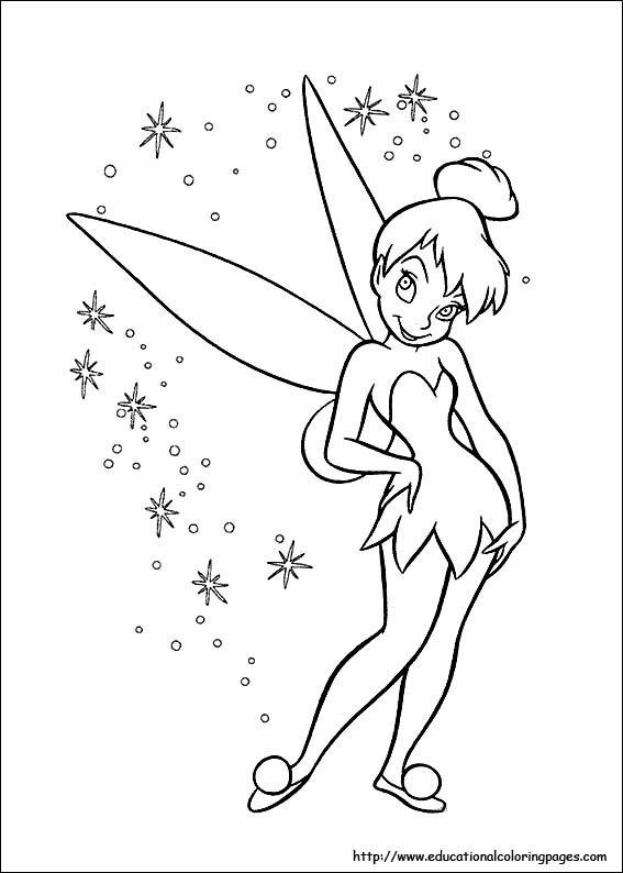 Tinker Bell coloring #8, Download drawings
