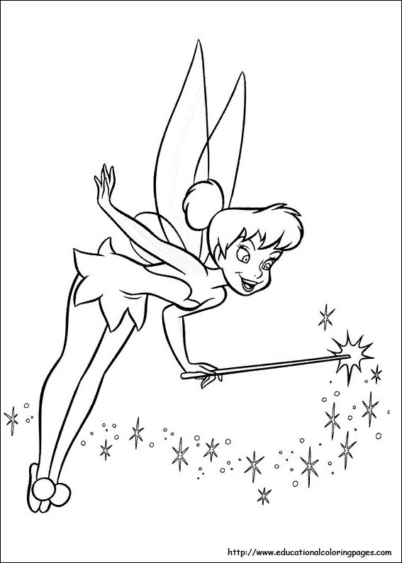 Tinker Bell coloring #16, Download drawings