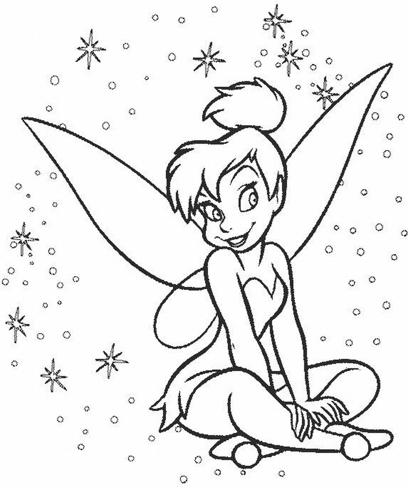 Tinker Bell coloring #20, Download drawings