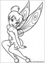 Tinker Bell coloring #15, Download drawings
