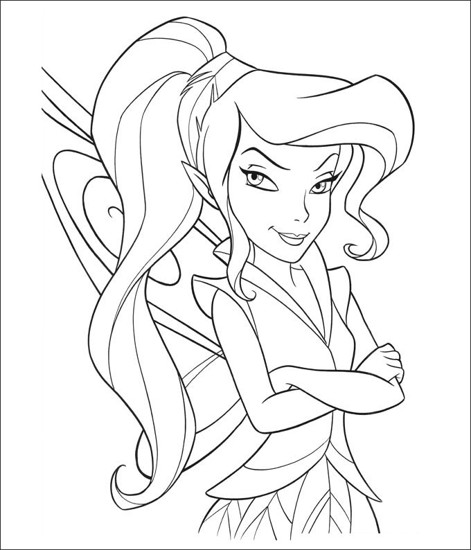 Tinker Bell coloring #1, Download drawings
