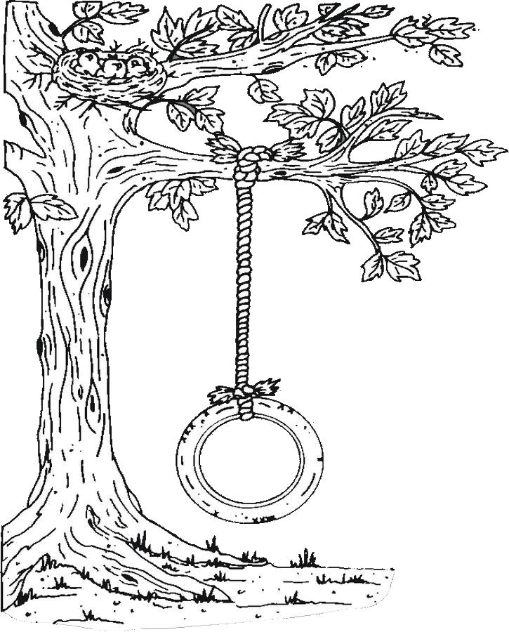 Tire Swing coloring #18, Download drawings