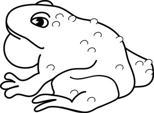 Bullfrog coloring #4, Download drawings