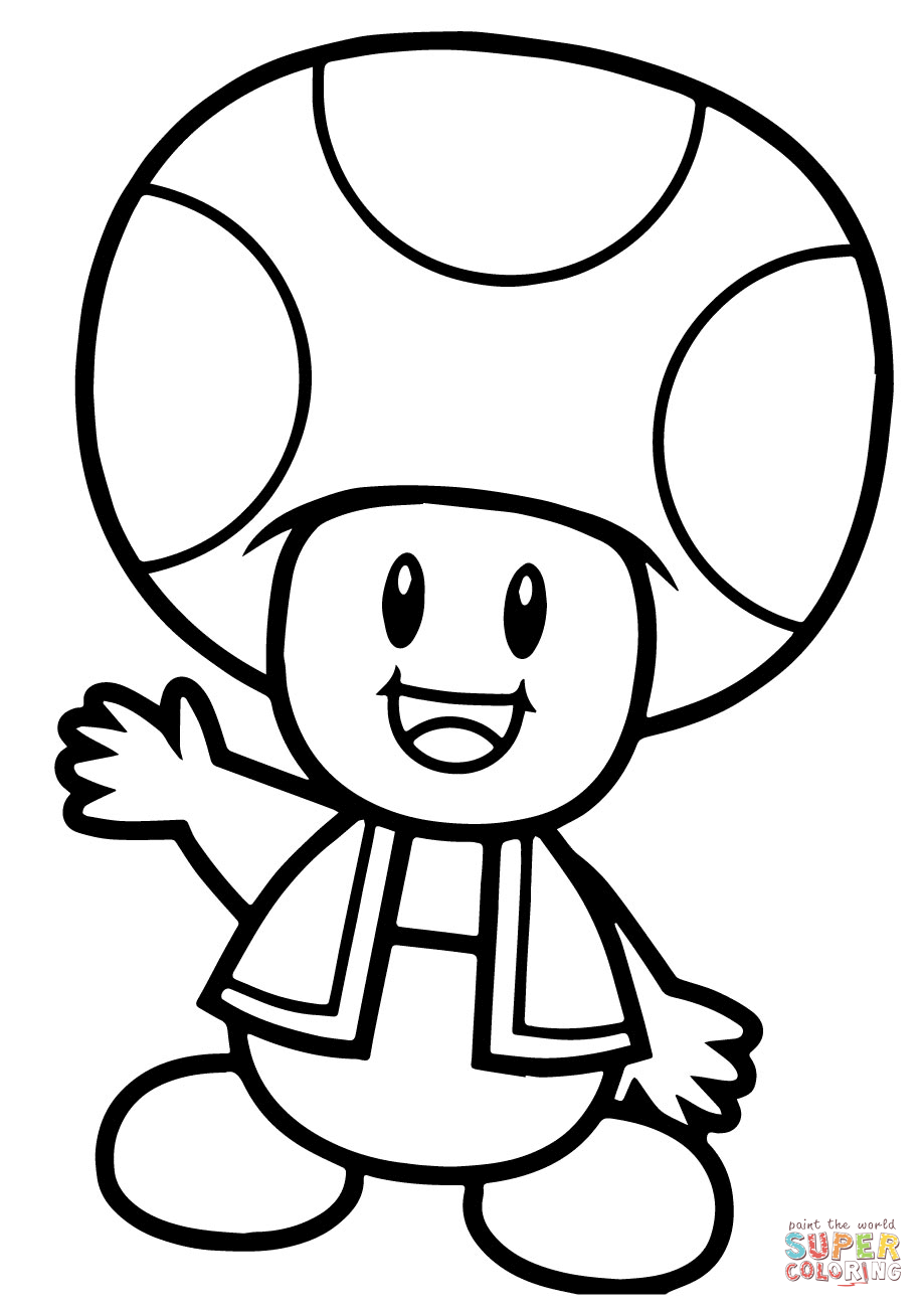 Toad coloring #12, Download drawings