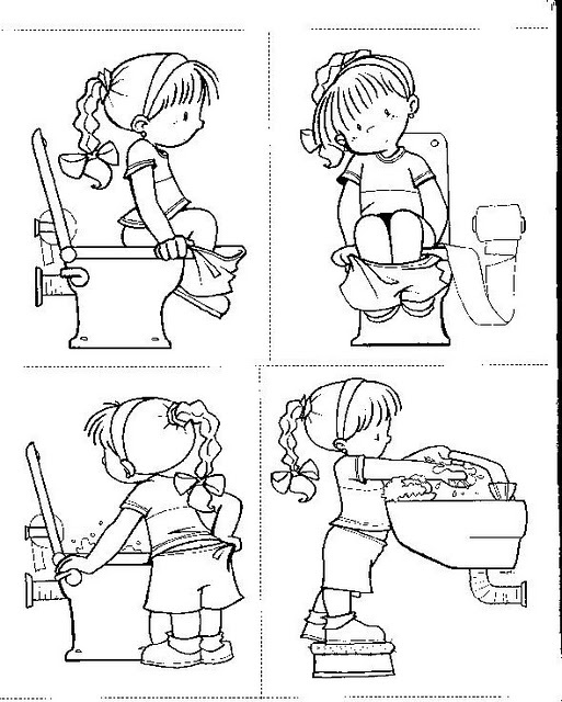 Toilet coloring #8, Download drawings