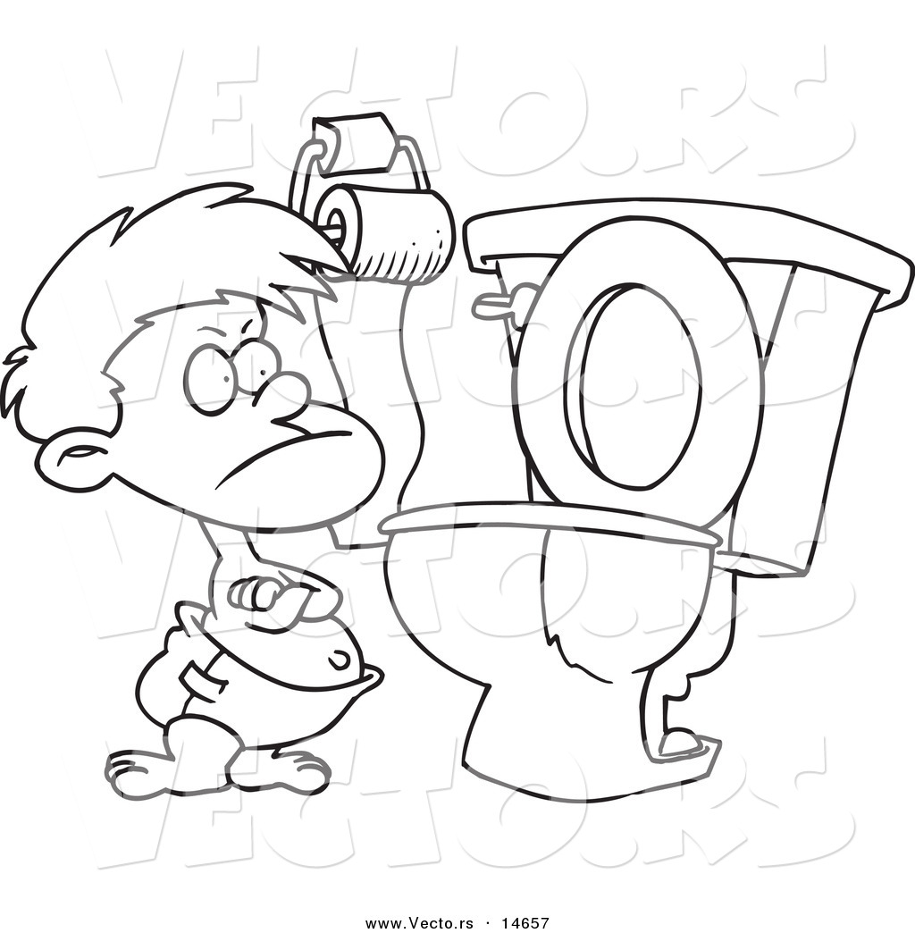 Toilet coloring #2, Download drawings